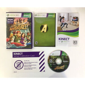 Kinect Adventures (Microsoft Xbox 360, 2010) CIB Complete - US Seller